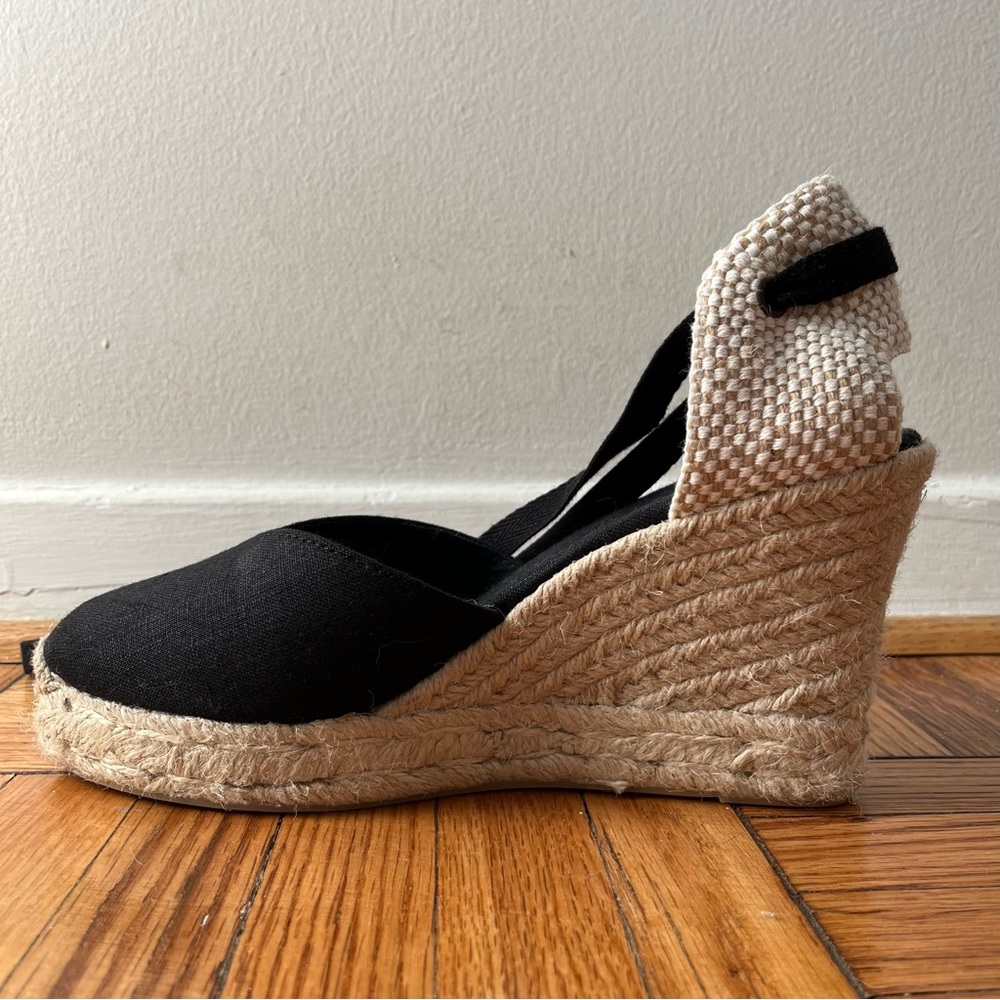Soludos Mallorca 4” wedge espadrilles, worn once